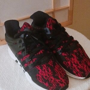 adidas Red and Black Men's Sneakers
